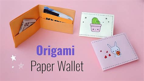 cute paper wallet origami wallet origami craft