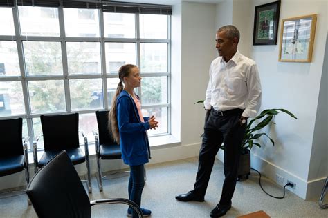 teen climate activist greta thunberg meets obama the washington post