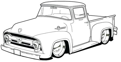 ford trucks coloring pages coloring home