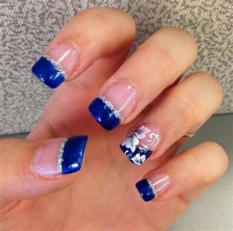 nail  blue nail art ideas  weddbook