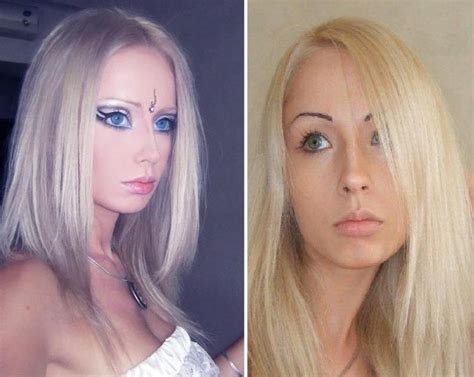 living doll valeria lukyanova before and after make up what did she