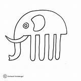 Elephant Coloring Funny Pages Elephants Supercoloring Printable Color sketch template