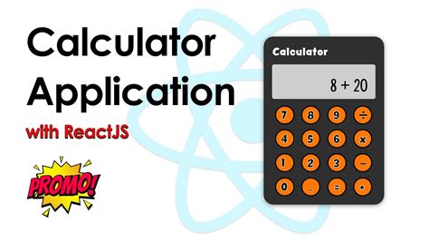 calculator application  react promo video learn react fast youtube
