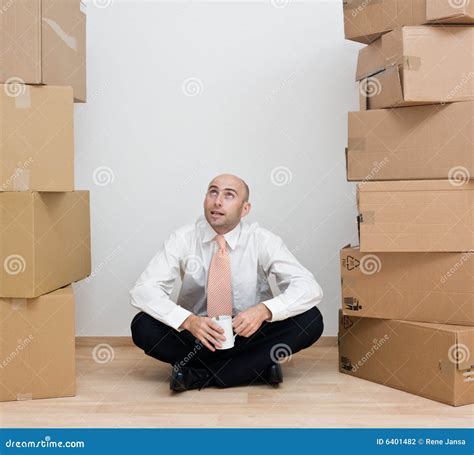moving   house stock photo image  cardboard holding