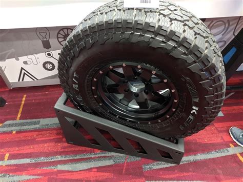 vertical  bed spare tire mount tacoma world