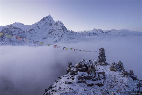 ama dablam morning khumbu nepal mountain photography  jack brauer