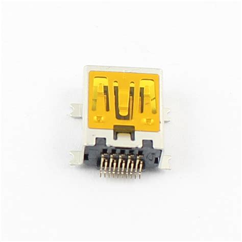 10pcs Mini Usb 10 Pin Female Smt Smd Pcb Socket Connector Ebay