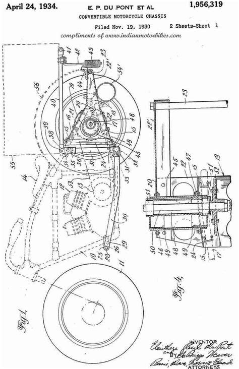 pin  indian motorcycle patents
