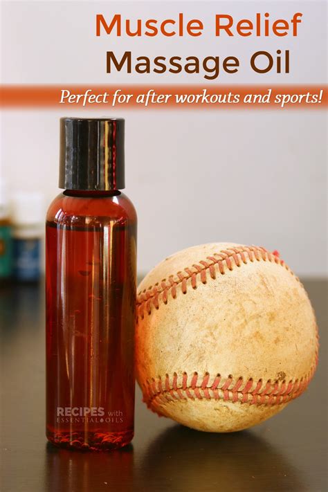Muscle Relief Massage Oil Perfect For After Workouts