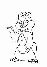 Alvin Cool Coloring Pages Printable Categories sketch template