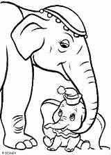 Coloring Dumbo Pages Fun sketch template