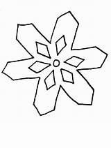 Coloring Pages Snowflake sketch template
