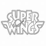 Wings Super Logo Coloring Pages Mlb Kids Printable Drawing Para Colorir Getdrawings Color Getcolorings sketch template