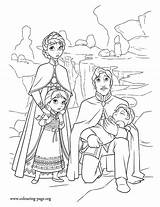 Frozen Coloring Pages Family Royal Queen Colouring Anna Elsa Princess Disney Kids King Print Sheet Trolls Girls Sheets Printable Children sketch template