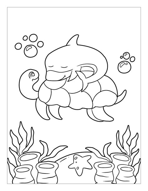 cute baby shark colouring pages cute baby shark colouring etsy