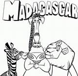 Coloring Madagascar Pages Printable Popular sketch template