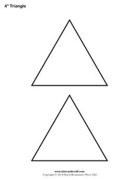 triangle  shape crafts triangle template shape templates