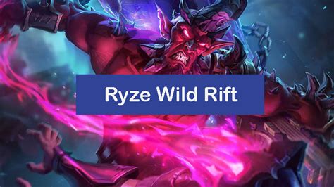 ryze wild rift build  items runes combo pro zathong