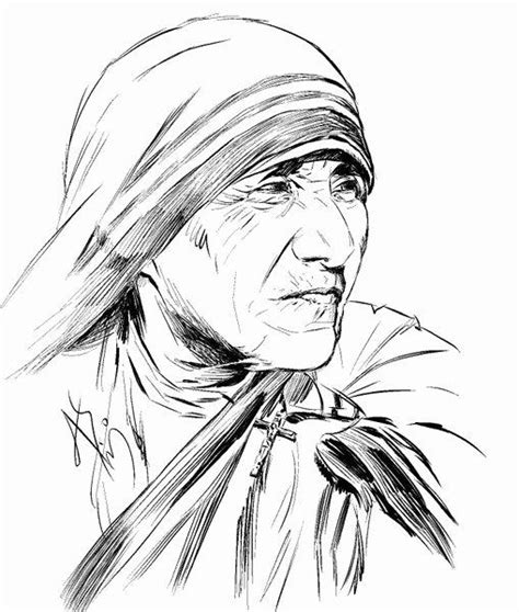 mother teresa coloring page  coloring pages mother teresa em
