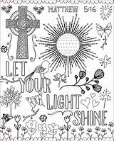 Colouring Shine Let Verse Jesus Philippians Phonics Grapheme Spelling Phoneme Quote sketch template