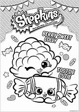 Berry Sweet Shopkin Cutie Lolly Tootsie Pages Coloring sketch template