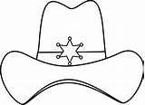 Cowboy Outline Hat Clipart sketch template