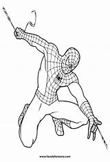 Spiderman Ragno Uomo Coloriage Colorare Spider Tanti Mitico sketch template