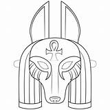 Anubis Mask Coloring Egyptian Egypt Pages Printable Supercoloring Maschere Egizi Ancient Masks Drawing Sheets Egiziana Kids Templates Public Categories sketch template