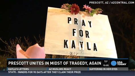 kayla mueller s death unites small town again