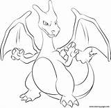 Charizard Pokemon Coloring Pages Printable Print Color sketch template