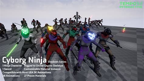 shadow series pack  characters ue marketplace