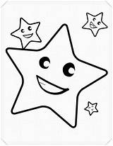 Estrella Estrellas Jugando Banderines Ninos Decoracion Pintar sketch template