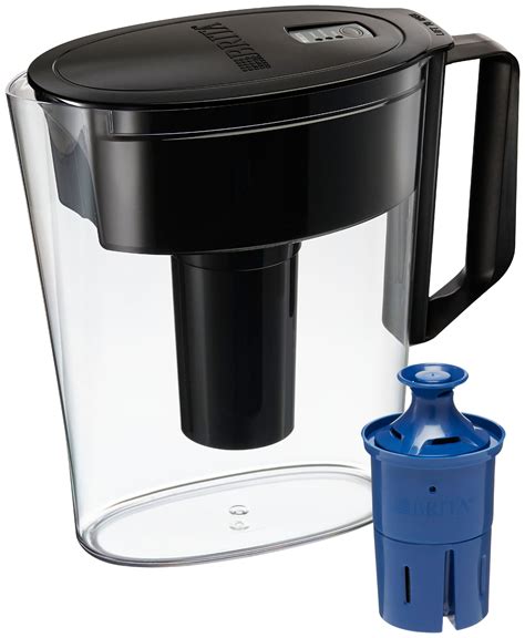 brita soho water filter pitcher  longlast filter  cup black walmartcom walmartcom