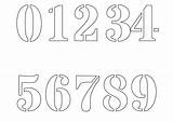 Stencils Printable Numbers Inch Number Template Painting Freenumberstencils Stencil Print Templates Letter Letters Alphabet Printed Printables Diy Designs Half Pages sketch template