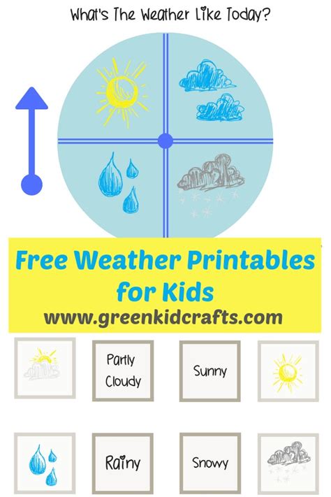 fun weather tracking activity  weather printables green kid crafts