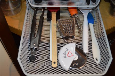 life  positudiness storing kitchen utensils    tier letter tray