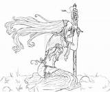 Coloring Pages Elf Adults Printable Warrior Adult Princess Girls Print Elves Colouring Fantasy Drawings Book Everfreecoloring Anime Girl Fairy Cute sketch template