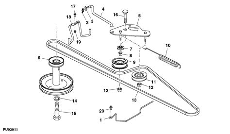 john deere  drive belt replacement diagrams troubleshooting justanswer