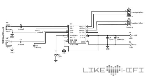 class  verstarker schaltplan wiring diagram