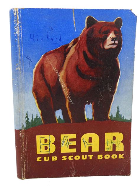 bear cub scout book  edition  printing