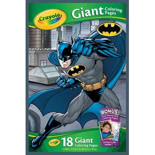 crayola marvel batman giant coloring pages