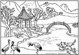 Coloring China Pages Ancient Printable Popular sketch template
