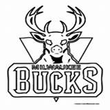 Coloring Bucks Milwaukee Pages Nba Basketball Search Colormegood Sports sketch template