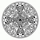 Coloring Celtic Pages Adult Printable Adults Mandala Comments Popular Coloringhome sketch template