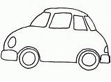Coloring Pages Car Easy Cars Drawing Kindergarten Cute Library Clipart Shape sketch template