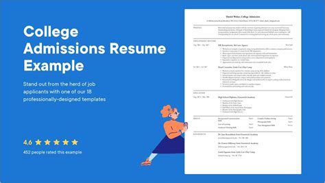 good college application resume examples resume  gallery