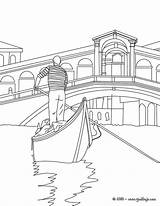 Gondola Gondole Venice Colorir Gondolier Barco Harbour Bridge Infamous Venecian Letscolorit Venecia Veneza Colorier Italie Hellokids Ligne Venise Línea Designlooter sketch template