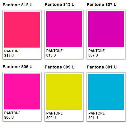 google neon colour palette pantone colour palettes pantone palette