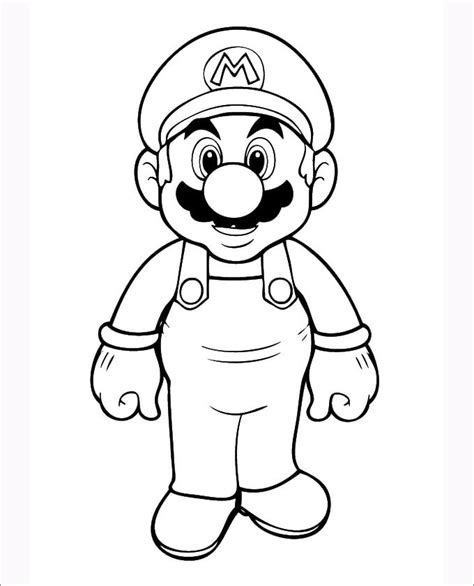 mario coloring pages  coloring pages  premium templates
