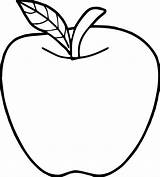 Clipart Apple Clipground sketch template